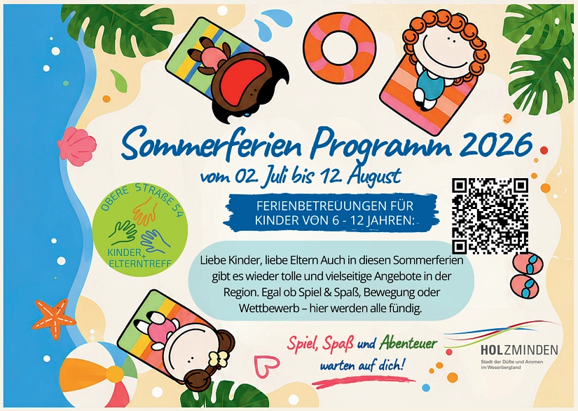 Sommerferienprogramm 2026 1.png Sommerferienprogramm 2026 1 © Stadt Holzminden